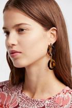 Resin Link Drop Hoop Earrings By Av Max At Free People